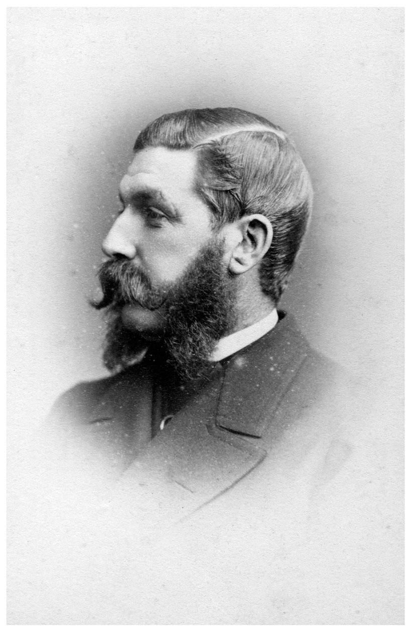 Miehen muotokuva, 1880-1909. tekijältä Elliott and Fry