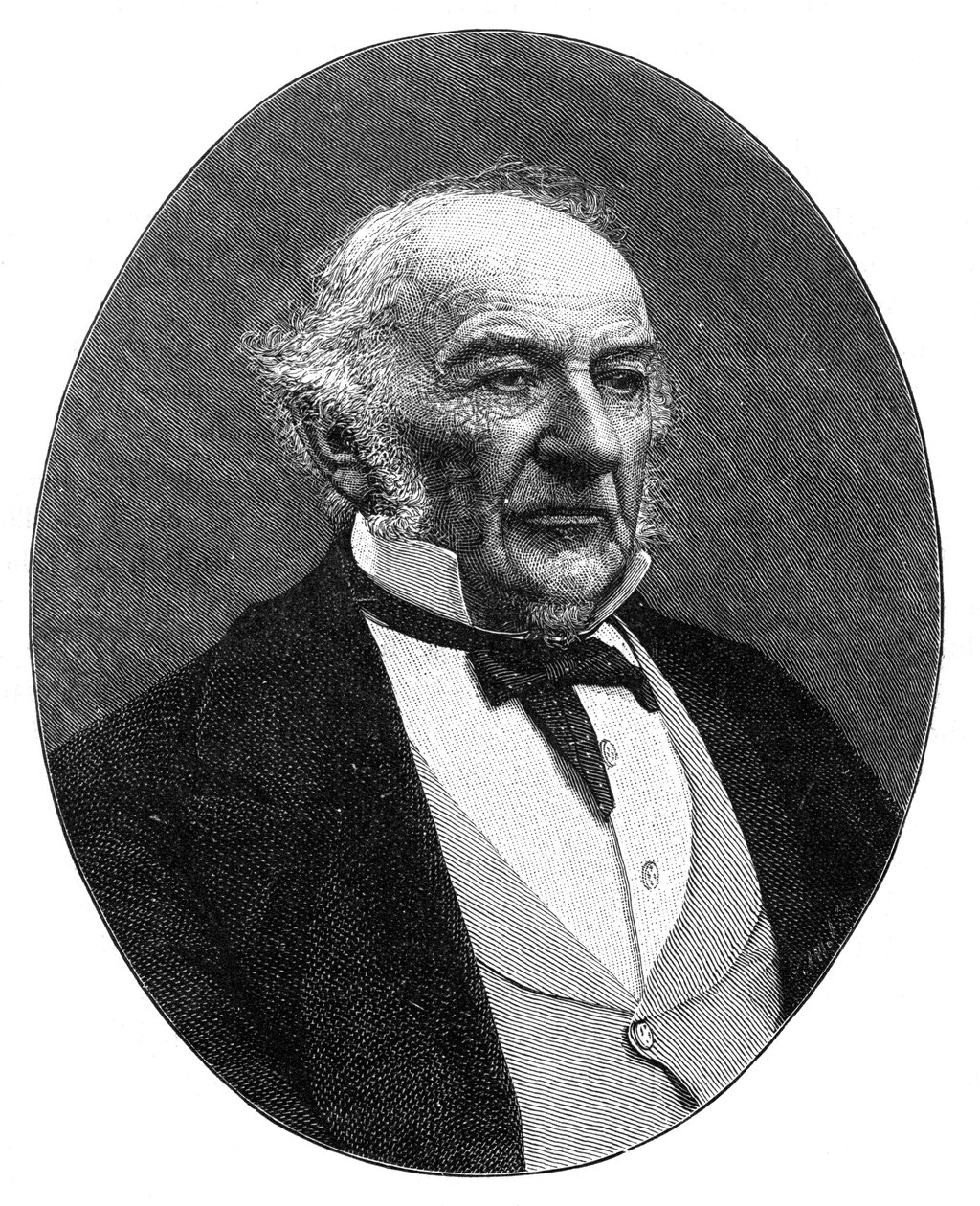 William Ewart Gladstone, Britannian liberaalipuolueen valtiomies ja pääministeri, 1890. tekijältä Elliott and Fry