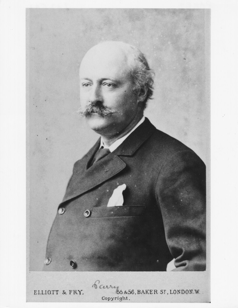 Sir Hubert Parryn (1848-1918) muotokuva tekijältä Elliott und Fry Studio