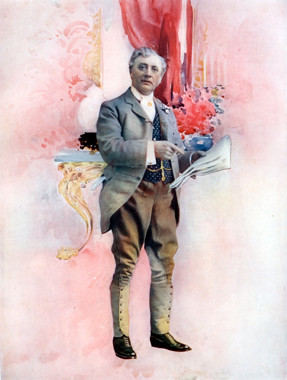 Charles Groves elokuvassa The Elder Miss Blossom, vuodelta 1902. tekijältä Ellis and Walery