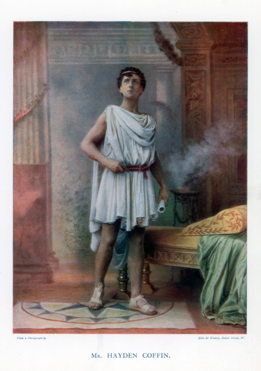 Charles Hayden Coffin, englantilainen näyttelijä ja laulaja, 1901. tekijältä Ellis and Walery