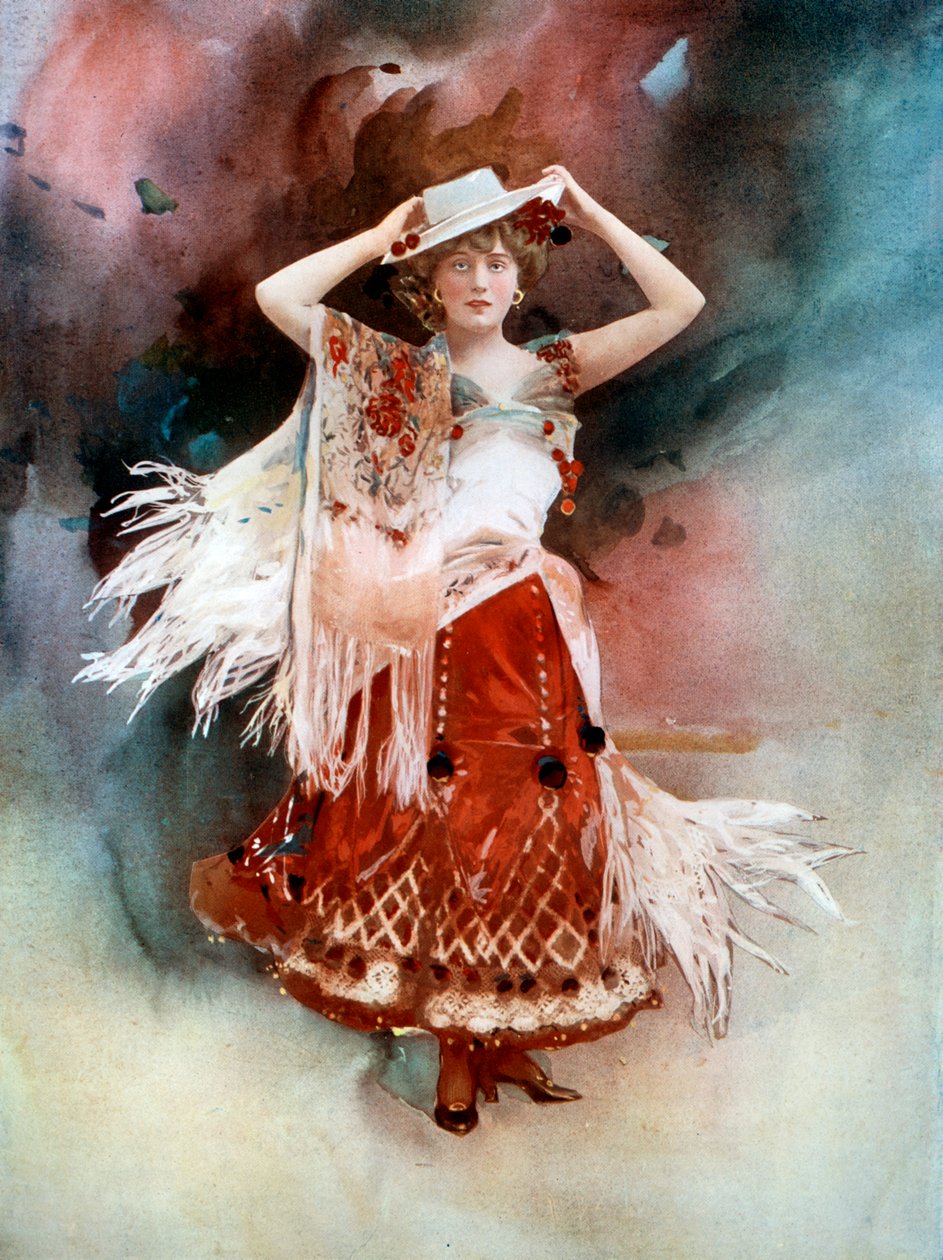 Evie Greene elokuvassa Kitty Grey, vuodelta 1902. tekijältä Ellis and Walery