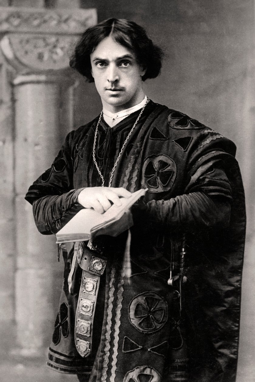 John Martin Harvey 1863-1944, englantilainen näyttelijä, 1907. tekijältä Ellis and Walery