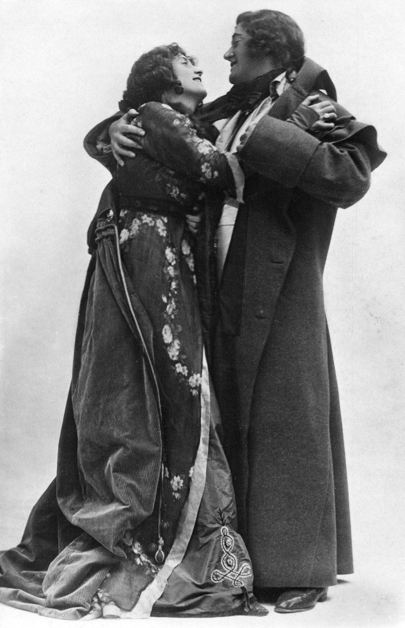 Julia Neilson ja Fred Terry elokuvassa The Scarlet Pimpernel, vuodelta 1905. tekijältä Ellis and Walery