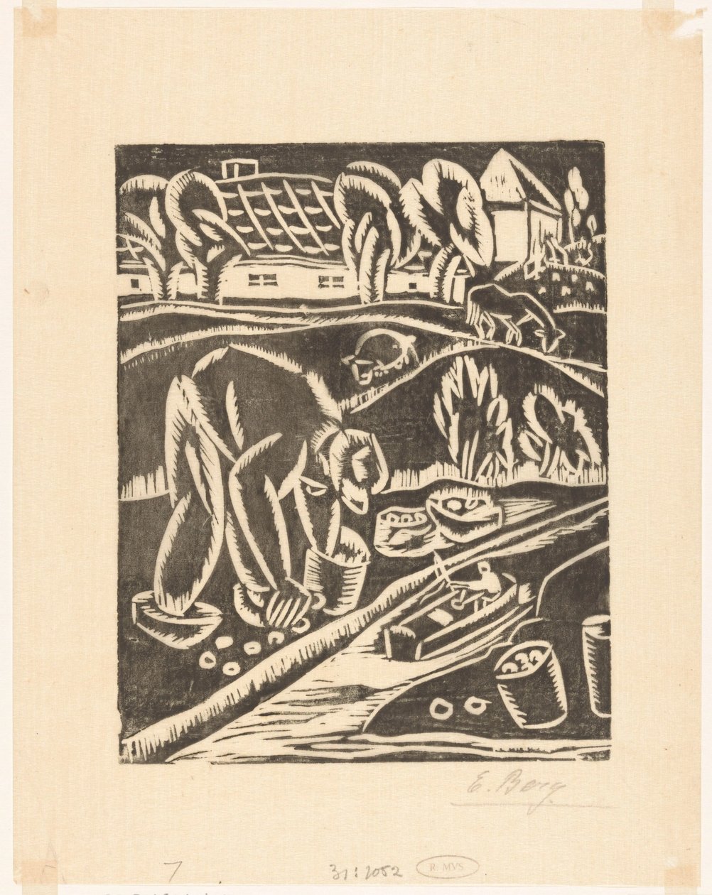 Maatalous tekijältä Else Berg (signed by artist)