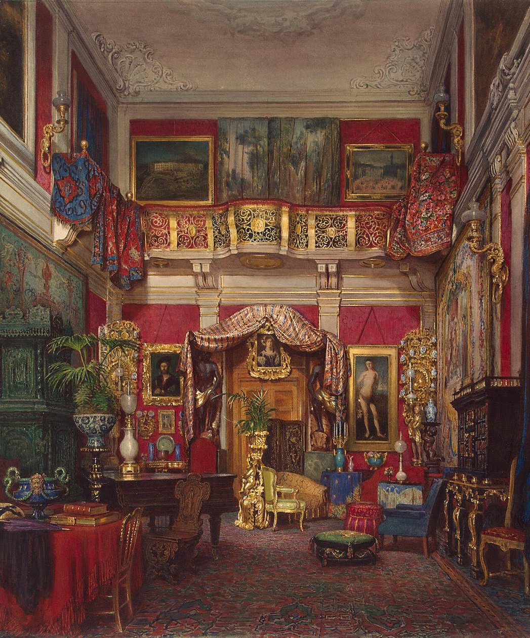 Huone Villa di Quartossa, lähellä Firenzeä tekijältä Emanuel Stöckler