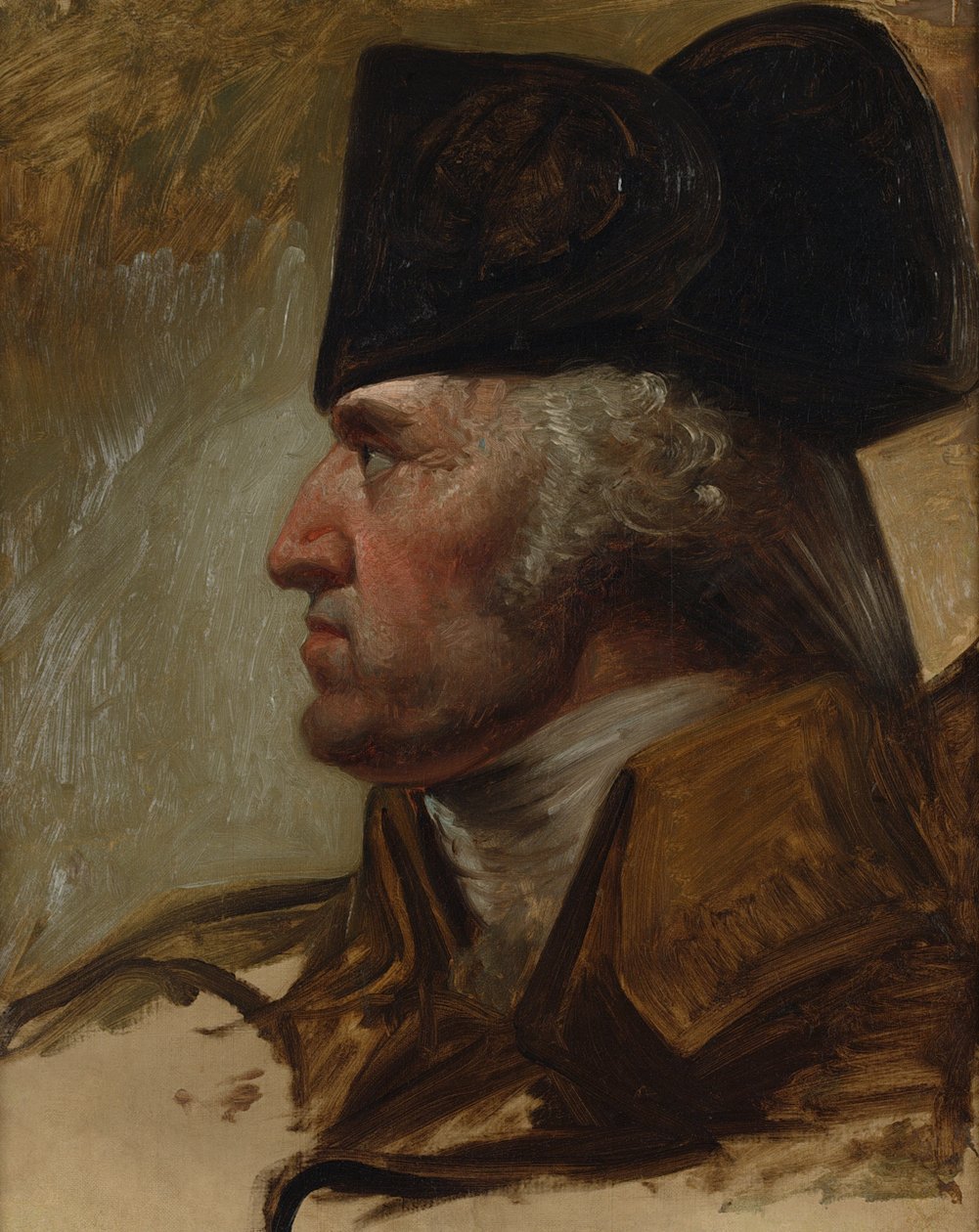 George Washington, Study for Washington Crossing the Delaware, n. 1850 tekijältä Emanuel Gottlieb Leutze