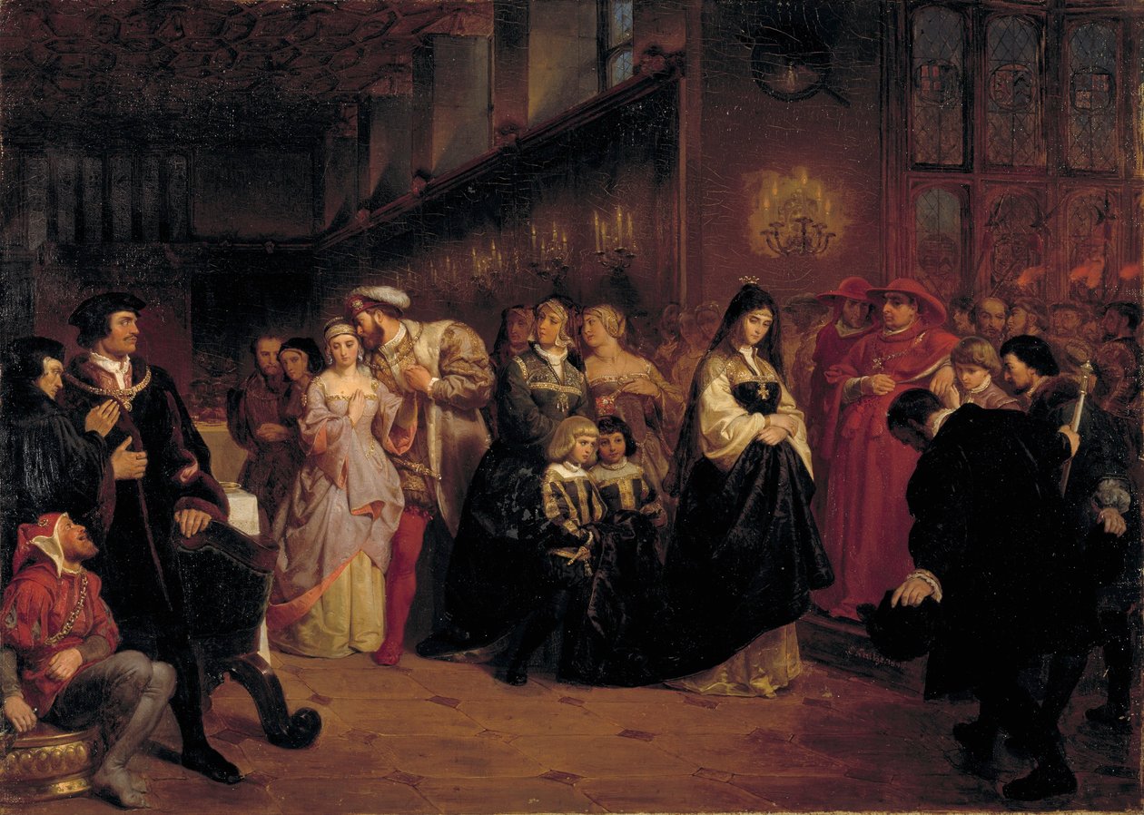 Anne Boleynin kosiskelu tekijältä Emanuel Gottlieb Leutze