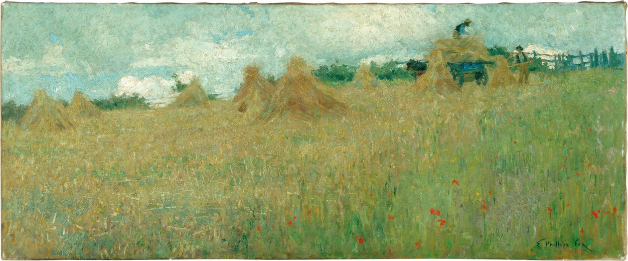 The Cornfield, c. 1900 tekijältä Emanuel Phillips Fox