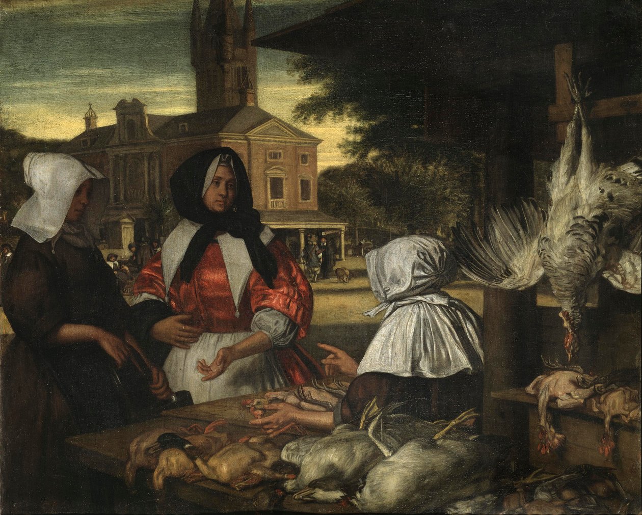 Lintutori, Amsterdam, noin 1660-70 tekijältä Emanuel de Witte