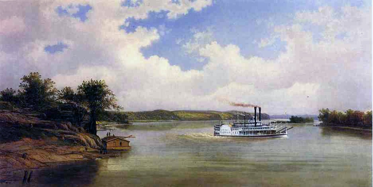 Höyrylaiva, 1881 tekijältä Emil Bott