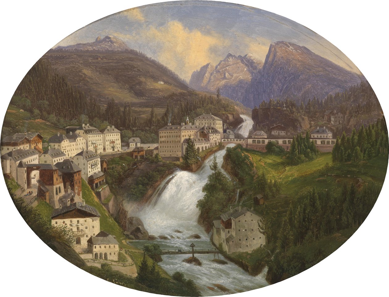 Blick auf Gastein tekijältä Emil Ludwig Löhr