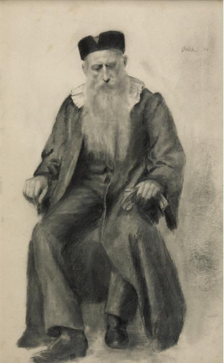 Muotokuva eines Rabbit English: Rabbin PortraitCestina: Portret rabinan: n tekijältä Emil Orlik