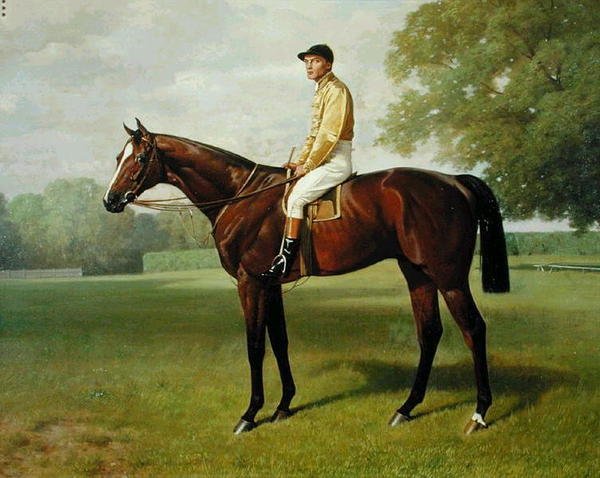 "Flying Fox", vuoden 1899 derbyn voittaja, 1899 tekijältä Emil Adam