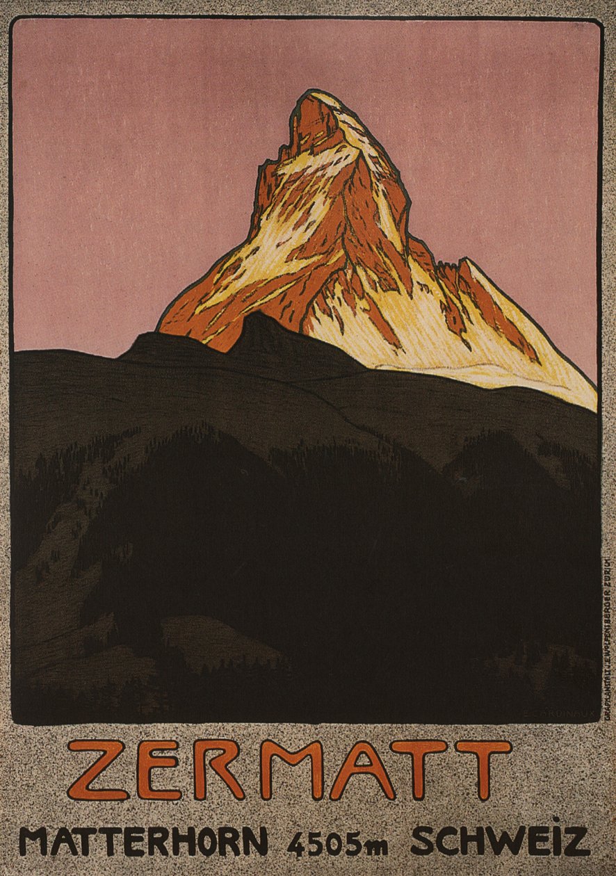 Zermatt, 1908 tekijältä Emil Cardinaux
