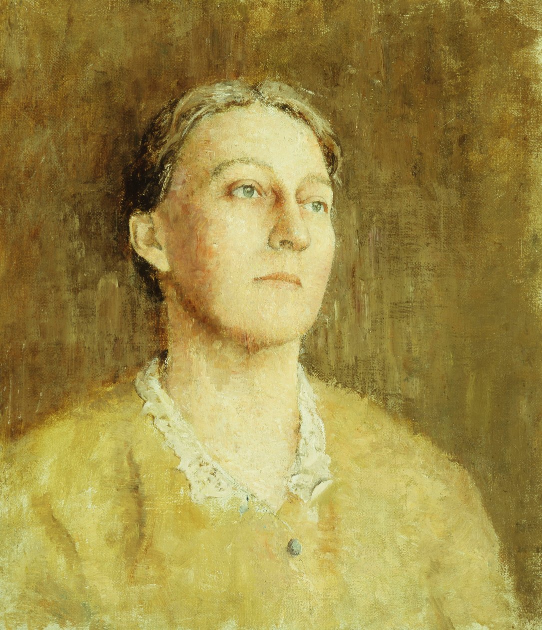 Taiteilijan vaimon muotokuva tekijältä Emil Carlsen