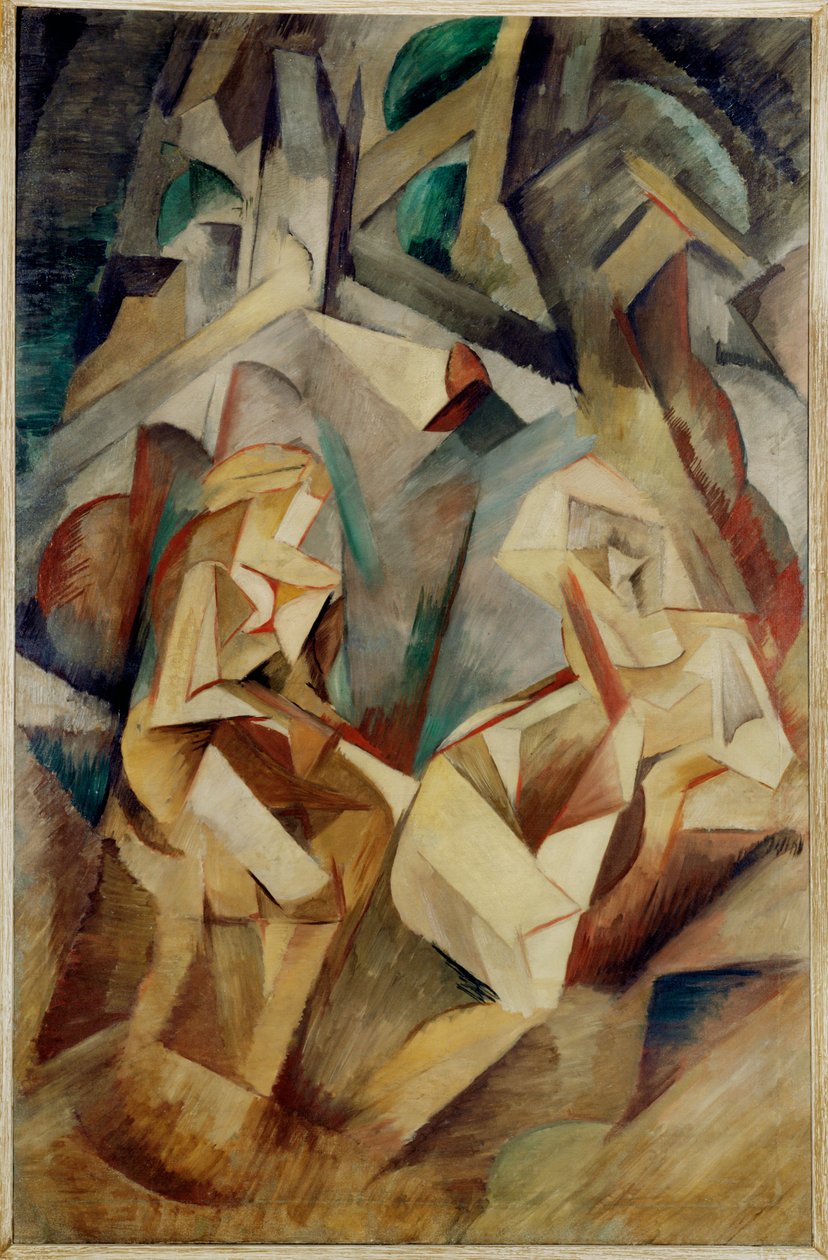 Kylpijät (öljy kankaalle) tekijältä Emil Filla