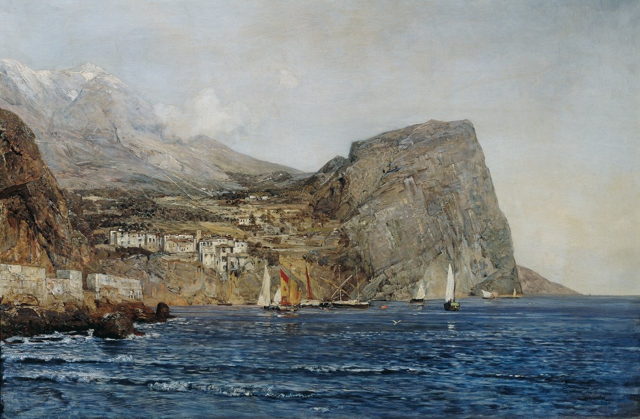 Dalmatian rannikkomaisema tekijältä Emil Jakob Schindler