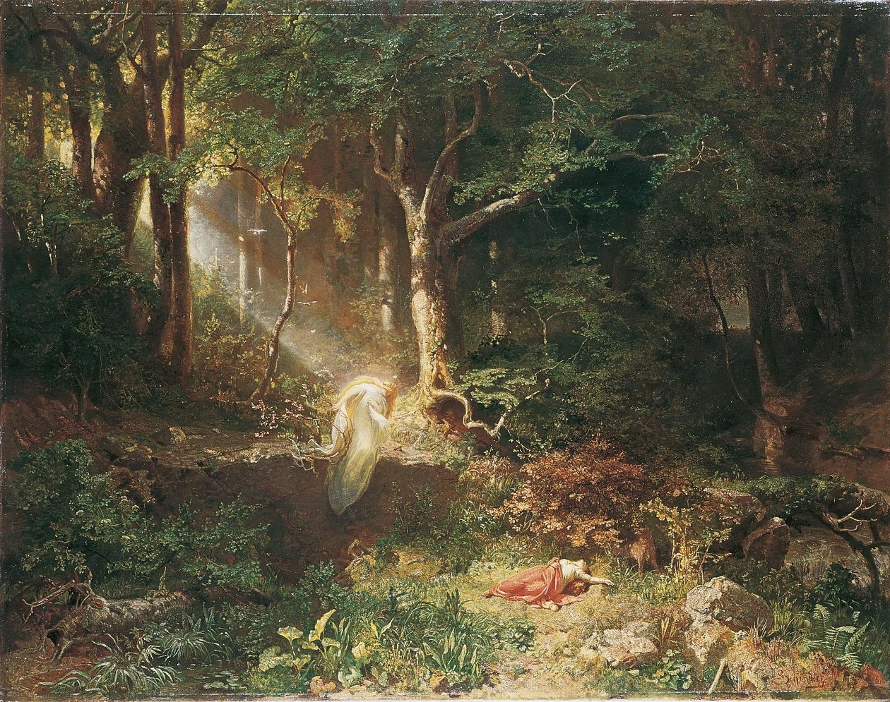 Metsän neidon syntymä tekijältä Emil Jakob Schindler