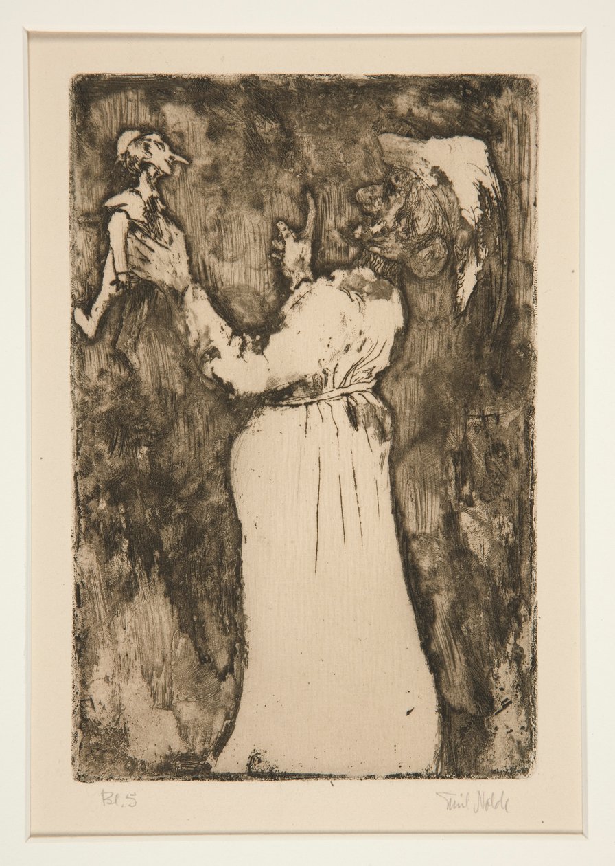 The Little Puppet, placa 7 de Fantasies (Fantasy)finlandès tekijältä Emil Nolde