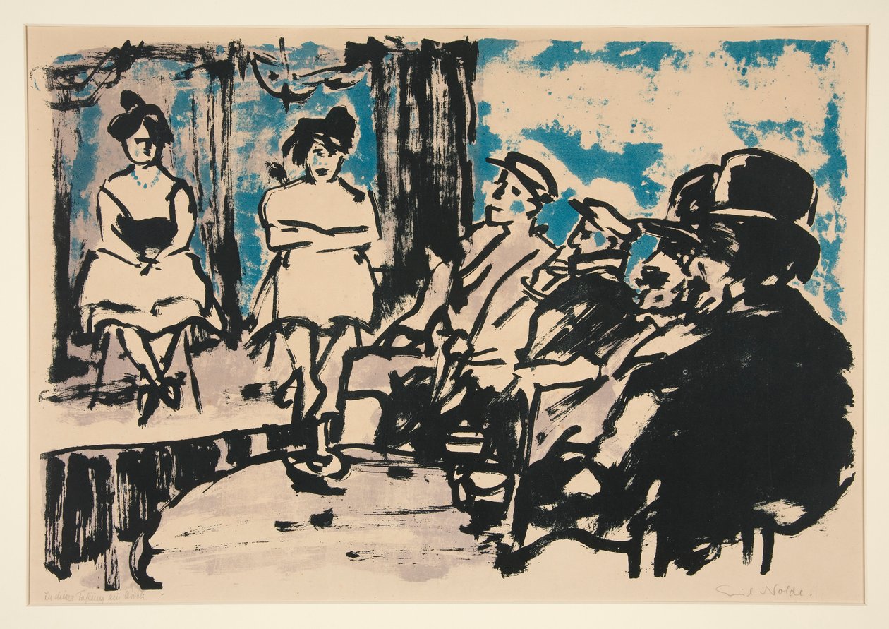 Tingel-Tangel III tekijältä Emil Nolde