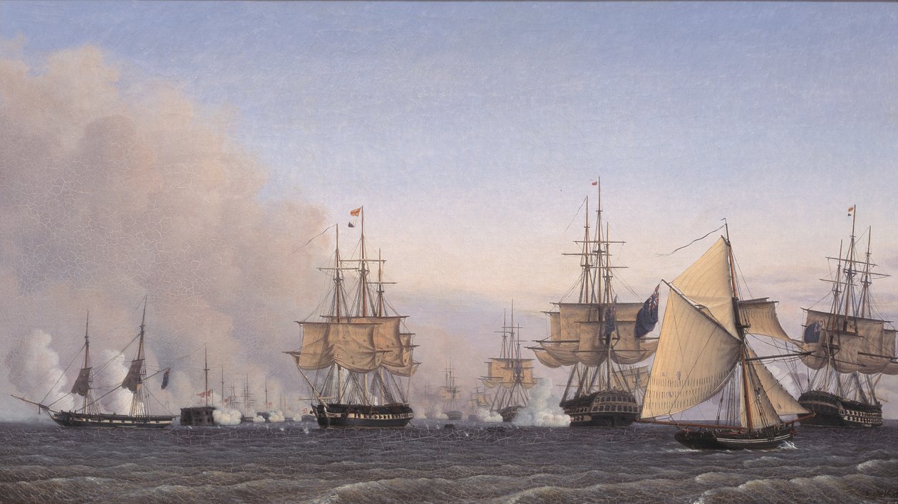 Redenin taistelu 2. huhtikuuta 1801 tekijältä Emil Normann