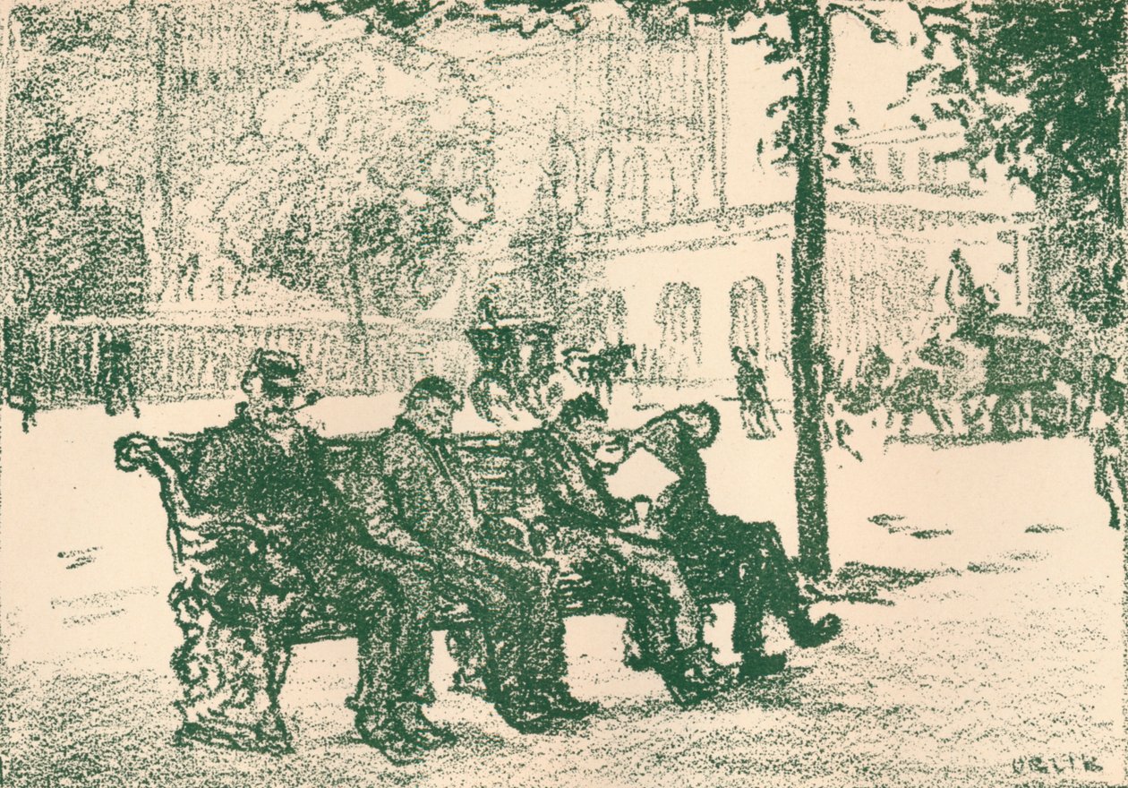 Victorian rantakadulla, 1898 tekijältä Emil Orlik