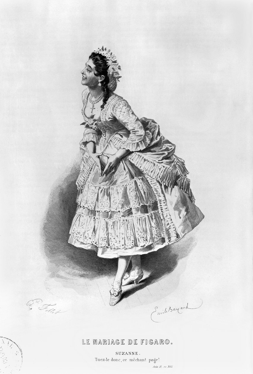 Suzanne, kuva Pierre Augustin Caron de Beaumarchais