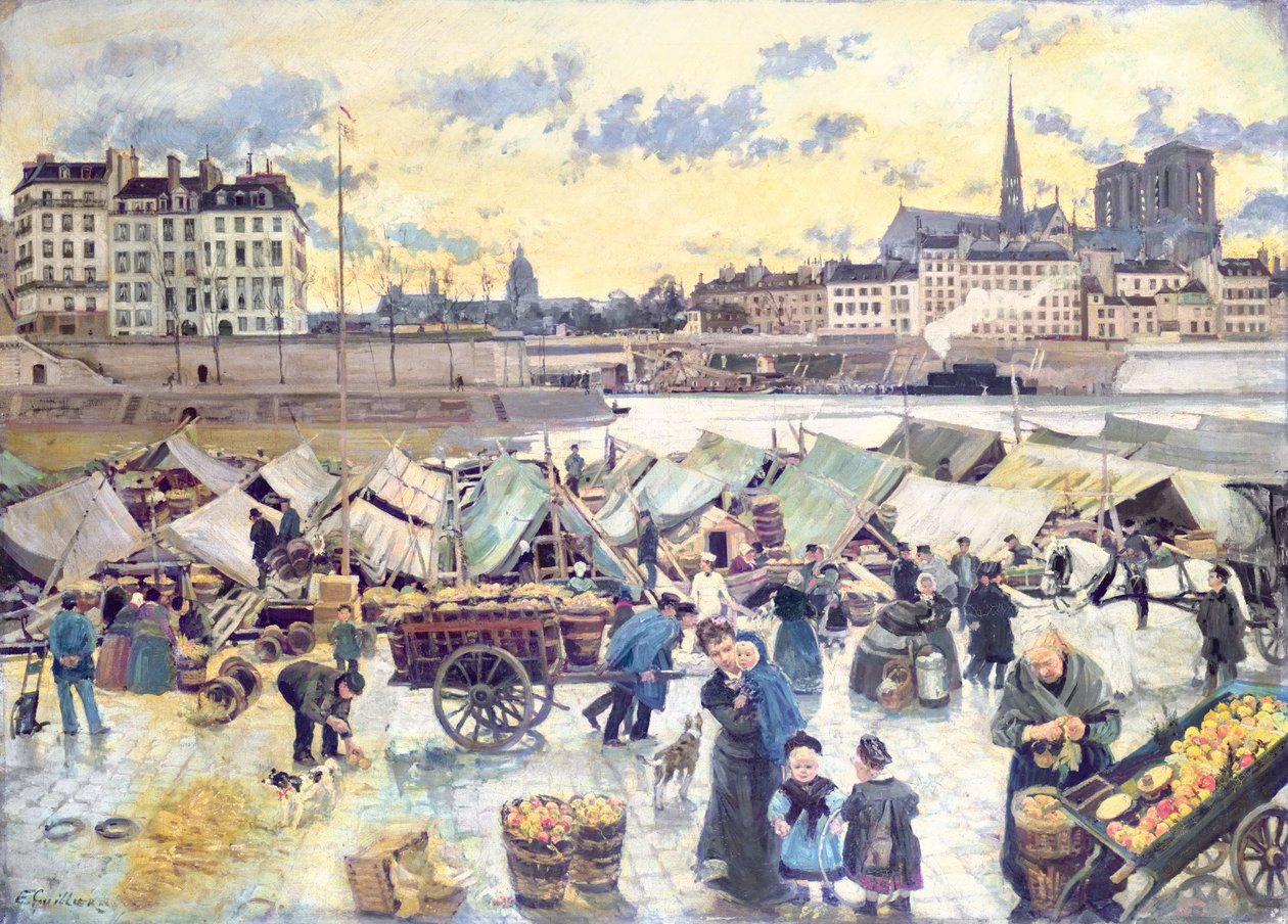 Apple Market tekijältä Emile Antoine Guillier