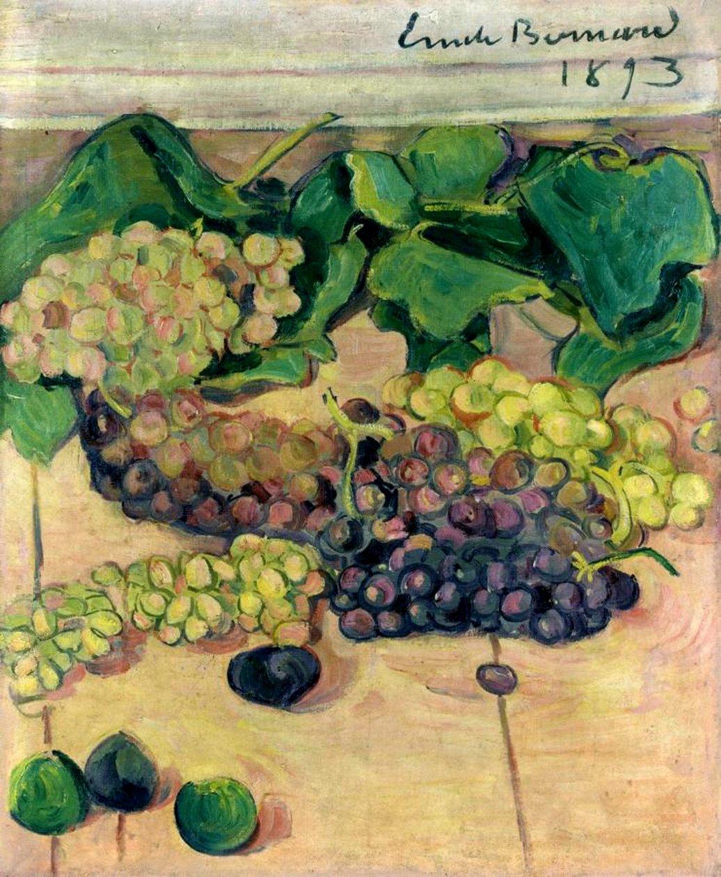 Viinirypäleet, 1893 tekijältä Emile Bernard