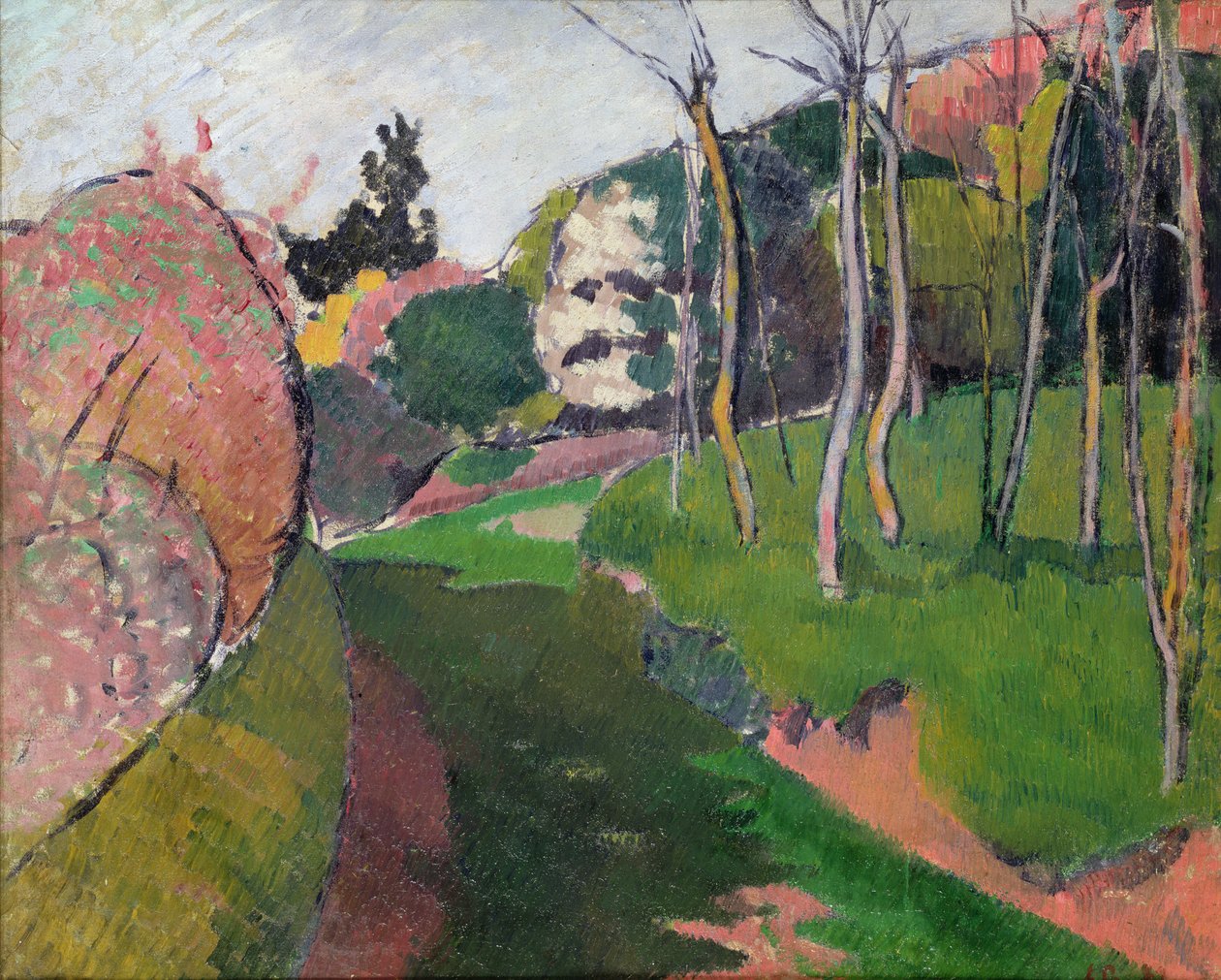 Maisema, 1889 tekijältä Emile Bernard