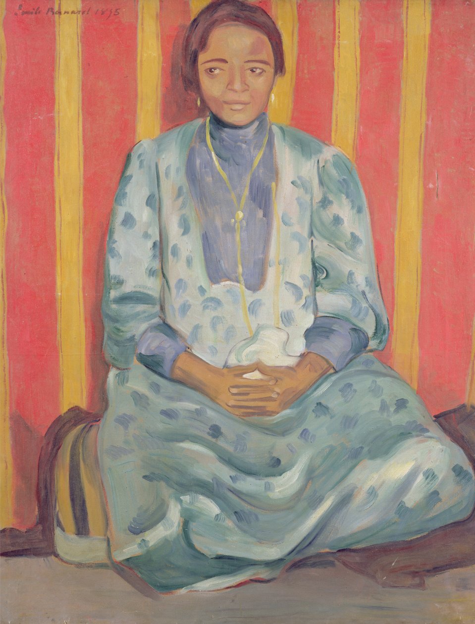 Tutkimus mulattinaisesta, 1895 tekijältä Emile Bernard