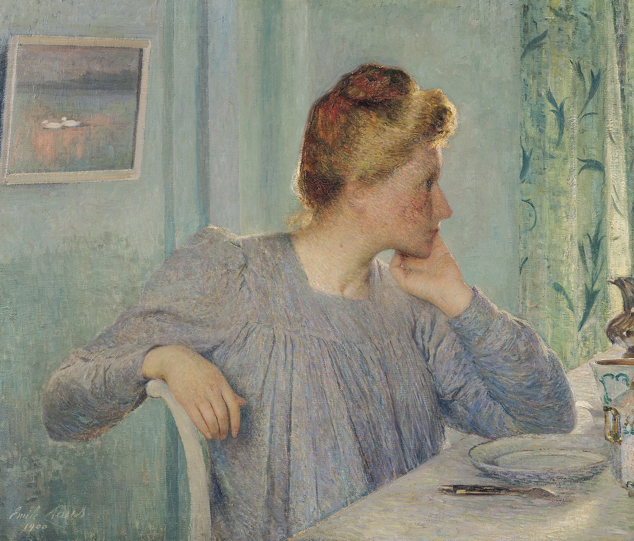 Naisen muotokuva, 1900 tekijältä Emile Claus