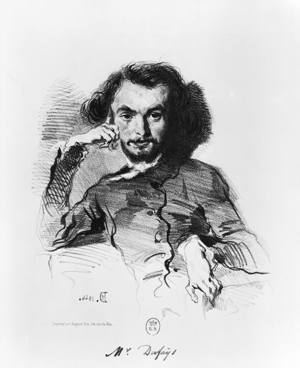 Charles Baudelaire (1821-67) 1844 tekijältä Emile Isidore Deroy