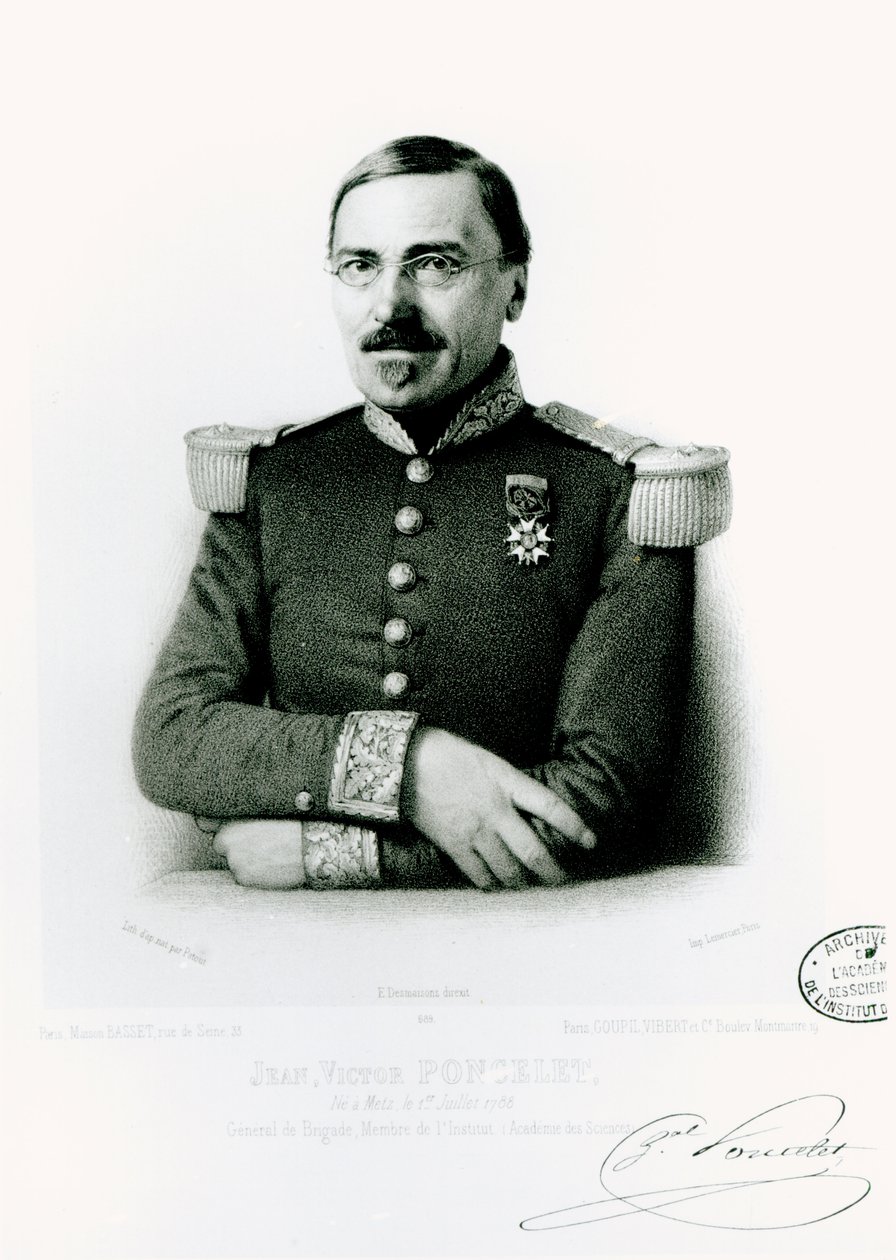 Jean-Victor Poncelet (1788-1867) tekijältä Emile Desmaisons