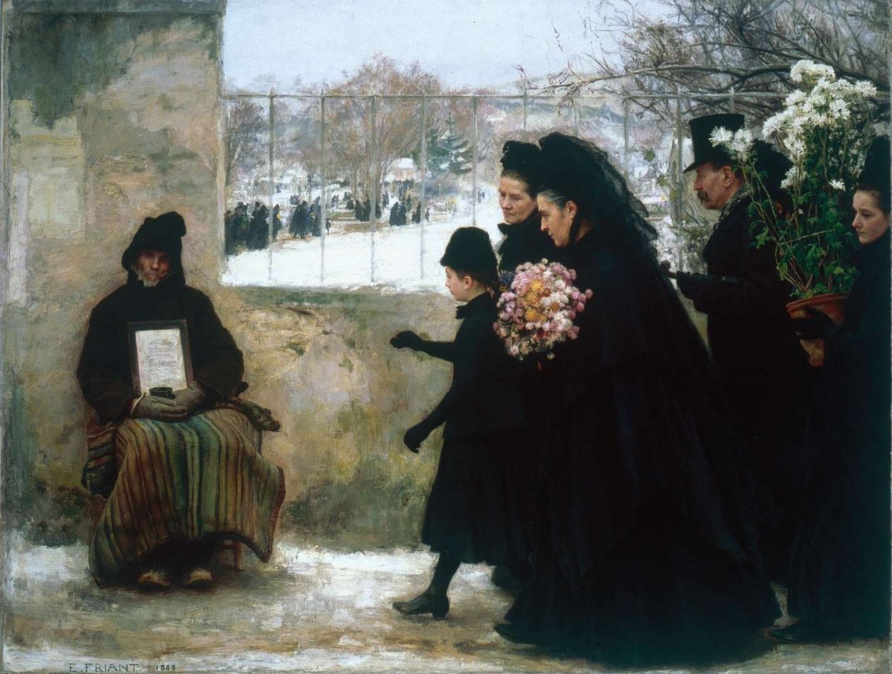 La Toussaint English: All Saints Day N: n tekijältä Emile Friant