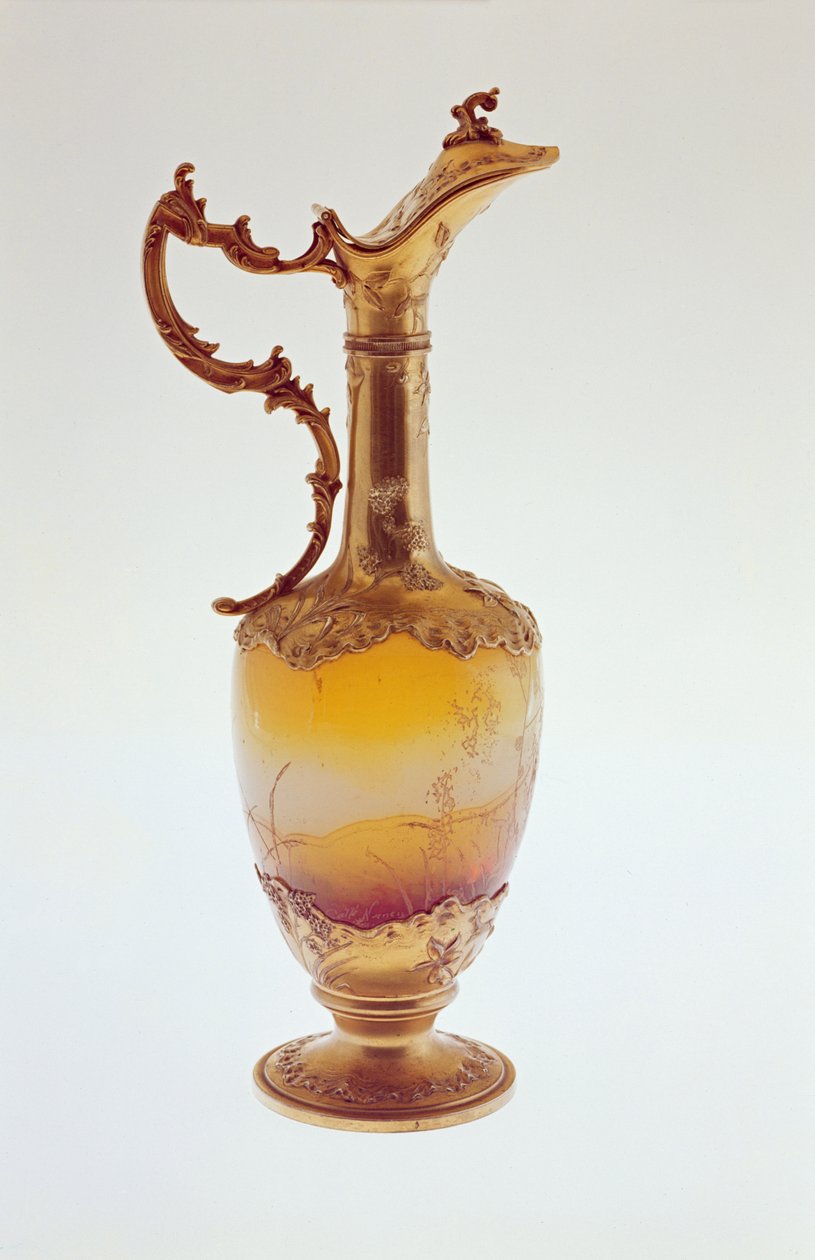 Ewer, hopeakullattu, Nancy, n. 1870 tekijältä Emile Galle