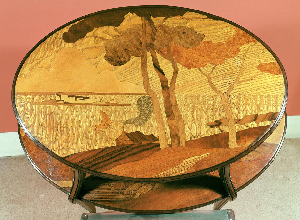 Pöytälevy, 1800-luvun loppupuoli tekijältä Emile Galle