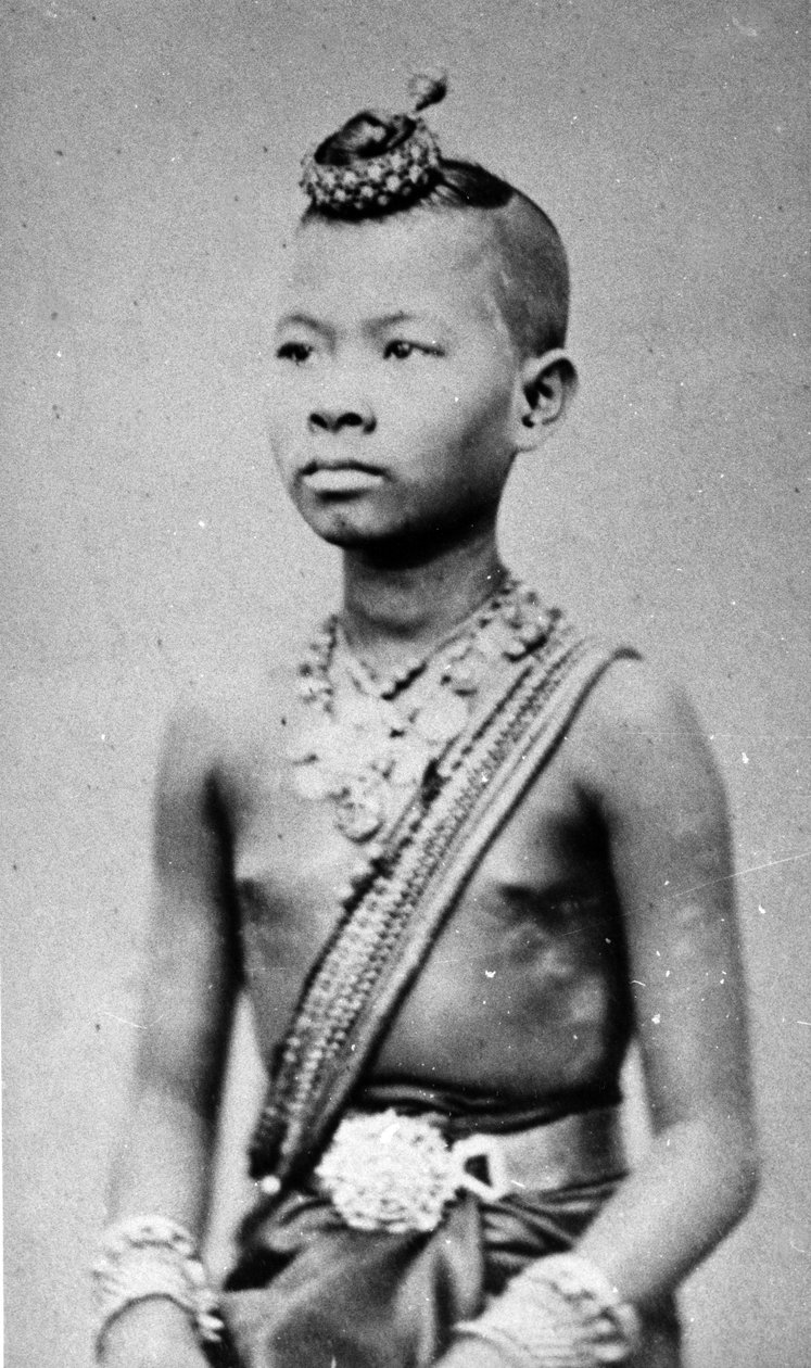 Vietnamilainen tai kambodžalainen poika, noin 1870-luku tekijältä Emile Gsell
