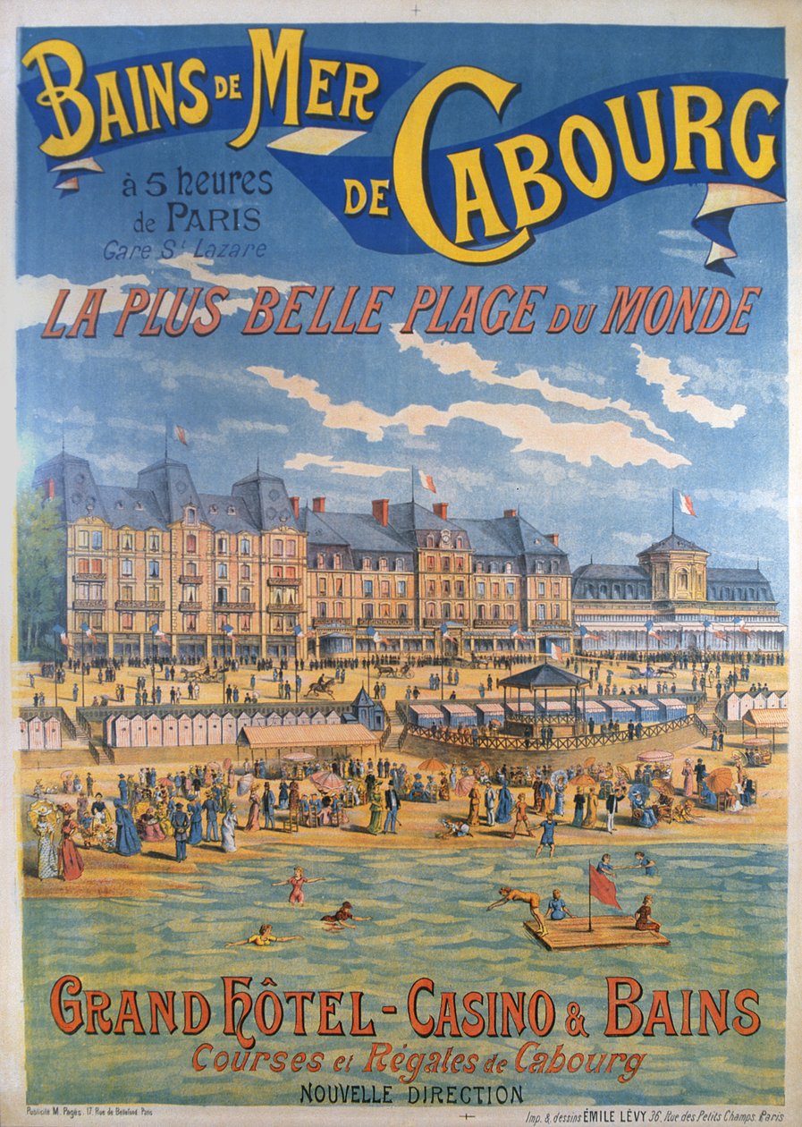 Cabourgin juliste tekijältä Emile Levy