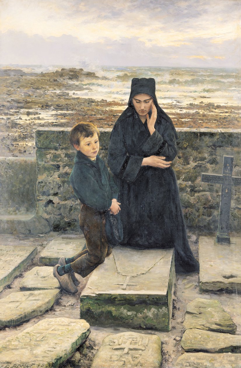 Ile de Seinin leski, 1880 tekijältä Emile Renouf