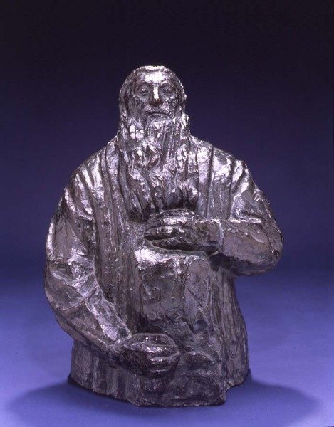 Rodinin muotokuva (1840-1917) vuoden 1909 jälkeen (pronssi) tekijältä Emile Antoine Bourdelle