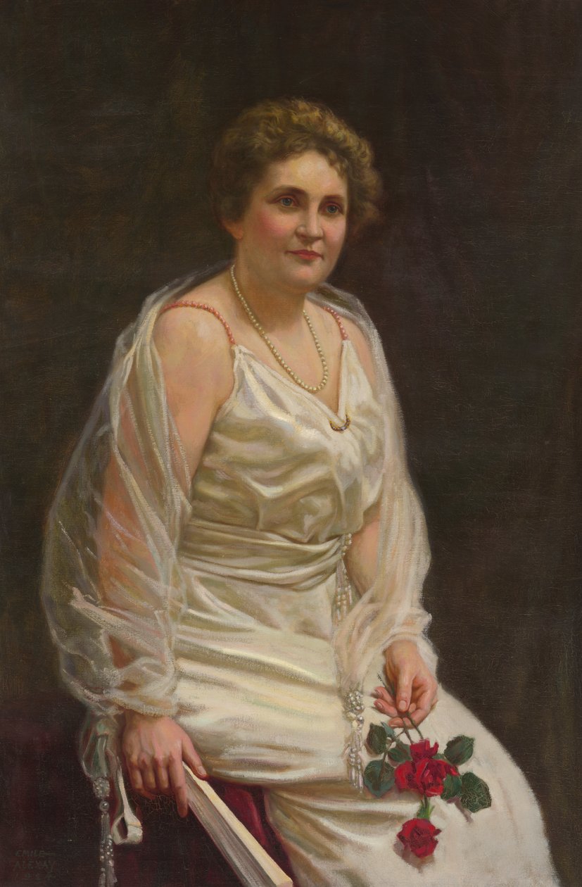 Edith Bolling Galt Wilson, 1924. tekijältä Emile Alexay
