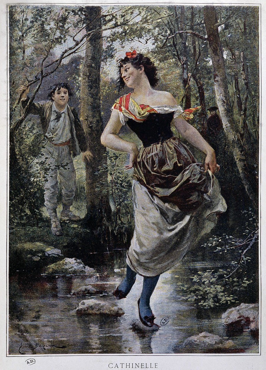 Cathinelle - kirjoittanut Bayard, 1900-luvun alku tekijältä Emile Antoine Bayard