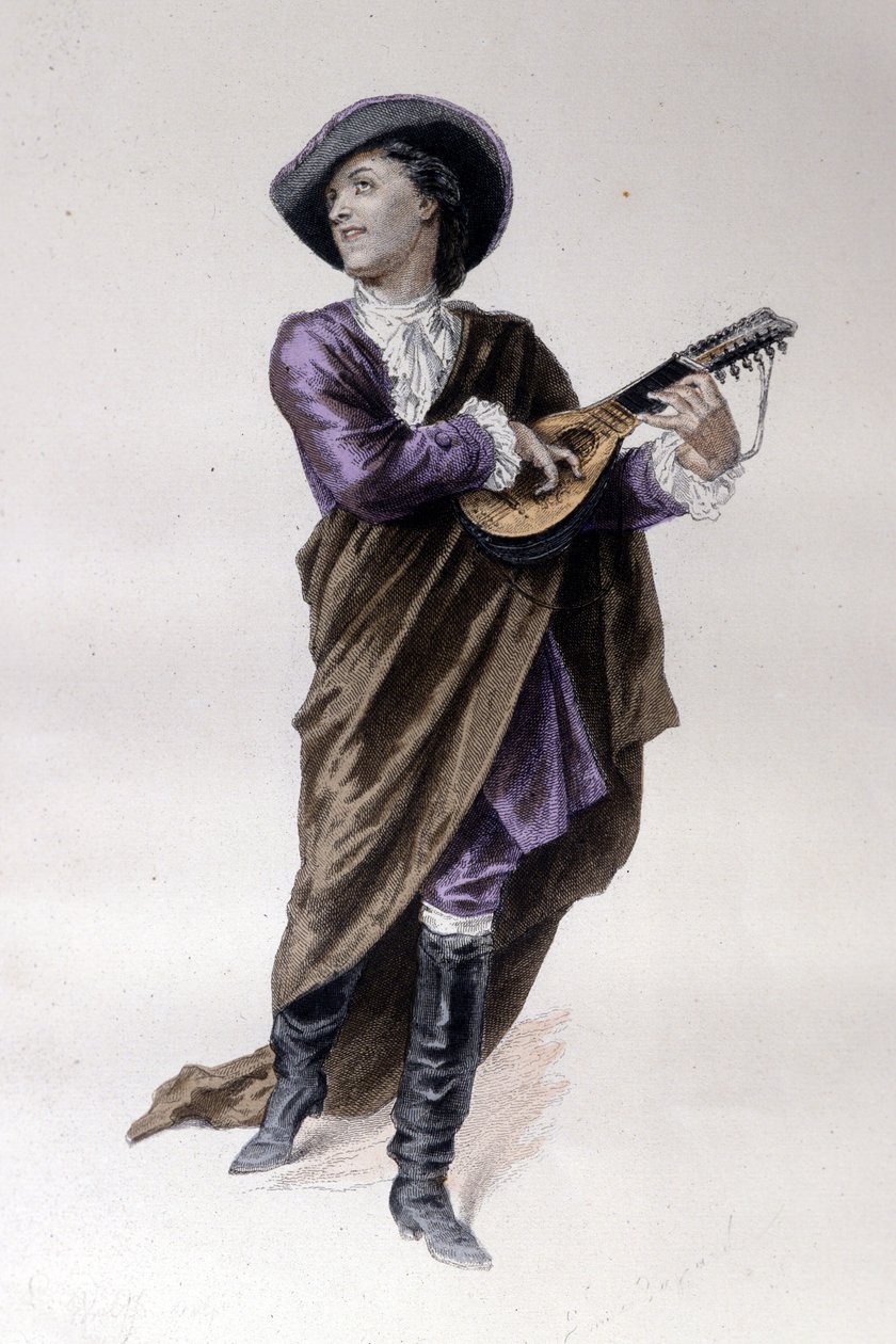 Almavivan kreivi, Sevillan parturi de Beaumarchais (1732 - 1799) luotu vuonna 1773. Kuvitus Emile Bayard. tekijältä Emile Antoine Bayard