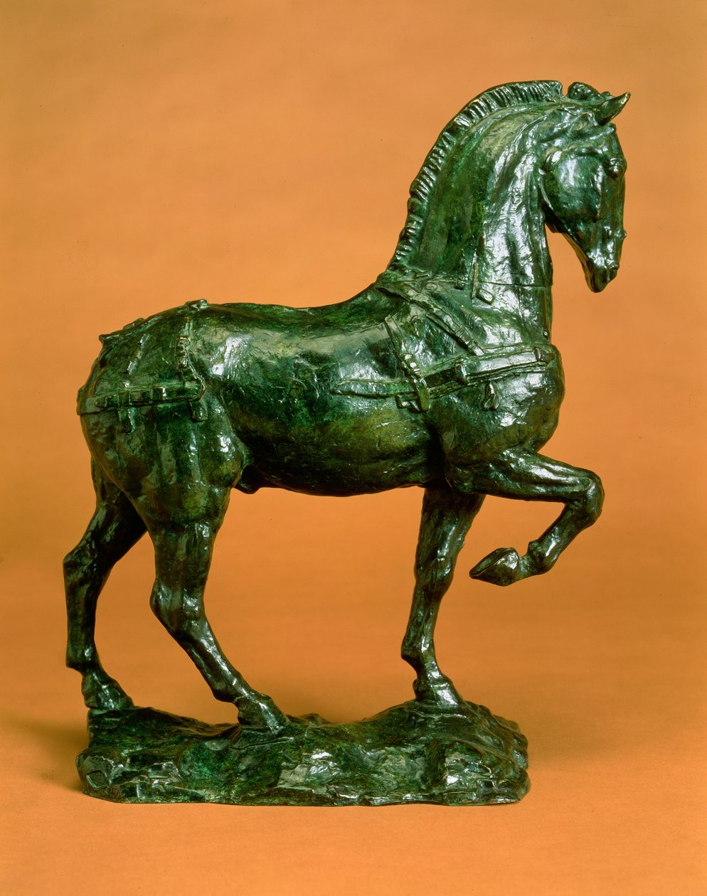 Hevonen ilman satulaa; Cheval sans Selle, n. 1915 tekijältä Emile Antoine Bourdelle