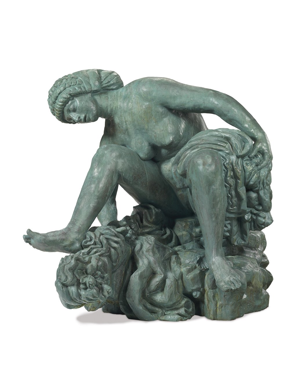 Leveä hiipivä kylpylä; Iso hiipivä kylpejä tekijältä Emile Antoine Bourdelle