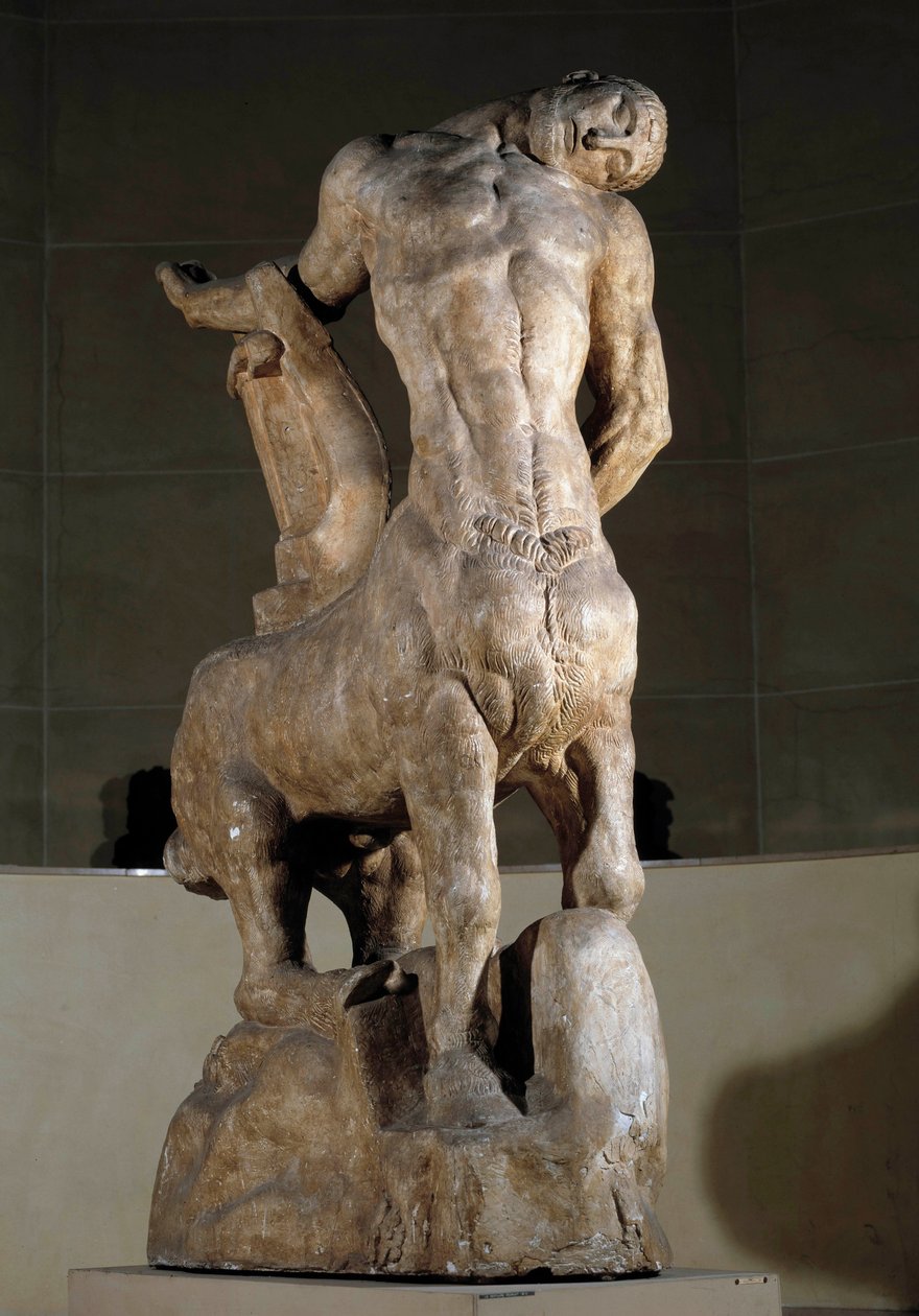 Antoine Bourdellen kuoleva kentauri veistos tekijältä Emile Antoine Bourdelle