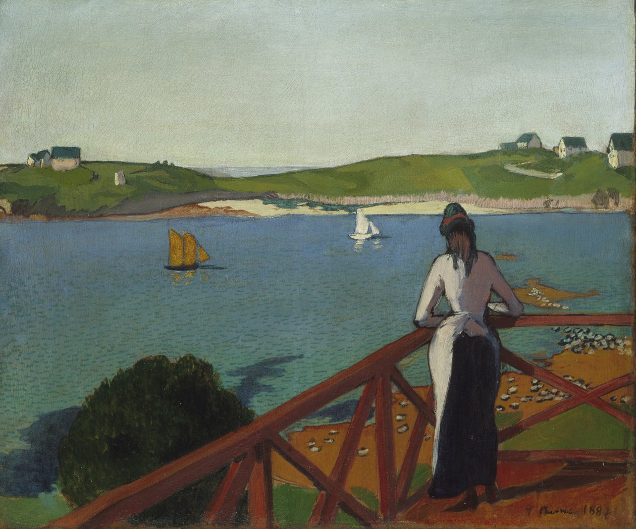 Iltapäivä Saint-Briacissa, 1887 tekijältä Emile Bernard