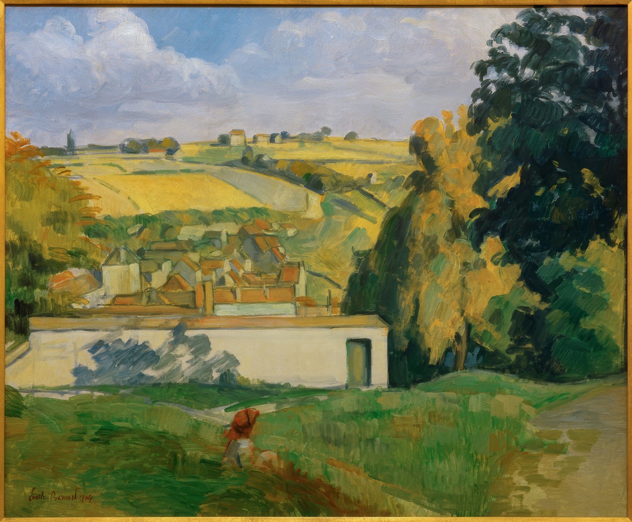 Näkymä Tonnerreen kukkulalta tekijältä Emile Bernard